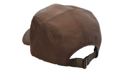 Backside view of The Casual Runner Performance Cap in black.